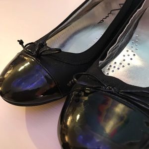 Nina Kids Black Patent Leather Ballet Flat